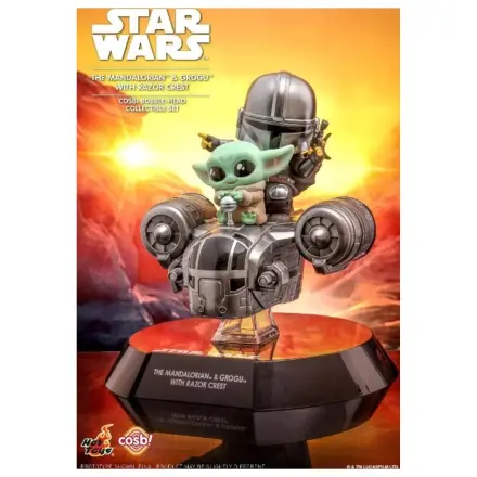 Star Wars Cosbaby Wave 2 The Mandalorian & The Child with Razor Crest fotografii produktu