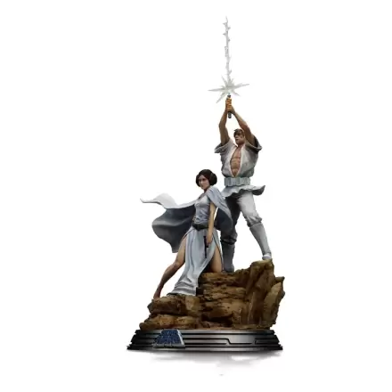 Star Wars Deluxe Art Scale Socha 1/10 Luke a Leia 41 cm termékfotója