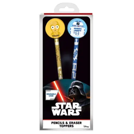 Star Wars tužky a ozdobné nástavce balení 2 kusy (Droids) fotografii produktu