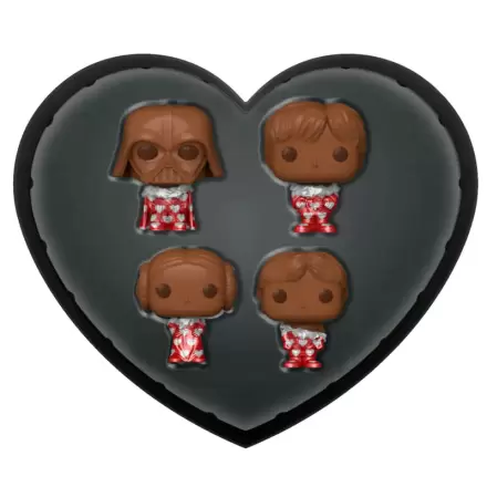 Star Wars Valentines Pocket POP! Vinyl Figurka 4-Pack Choc 4 cm fotografii produktu