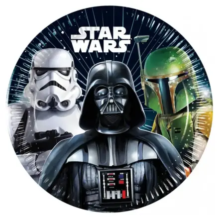 Star Wars Galaxy papírové talíře 8 ks 20 cm FSC fotografii produktu