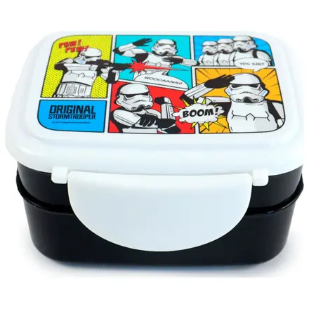 Star Wars Imperial Stormtrooper obědový box + příbory fotografii produktu