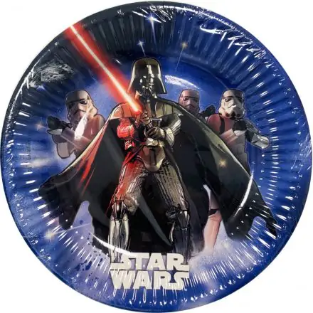 Star Wars Lightsaber Papírové talíře 8 kusů 19,5 cm fotografii produktu