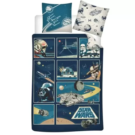 Star Wars bavlněný povlak na peřinu do postele 90cm fotografii produktu