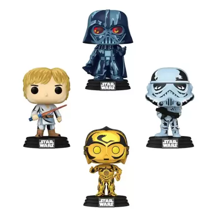 Star Wars POP! Movies vinylová figurka 4-Pack Retro Series 9 cm termékfotója