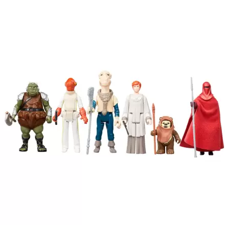 Star Wars Return of the Jedi Retro Collection figurka 9,5cm set 6 pack fotografii produktu