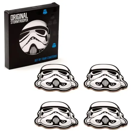 Star Wars Stormtrooper sada 4 podtácků fotografii produktu