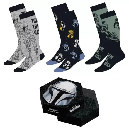 Star Wars: The Mandalorian Ponožky 3-balení Mandalorian 38-45 fotografii produktu