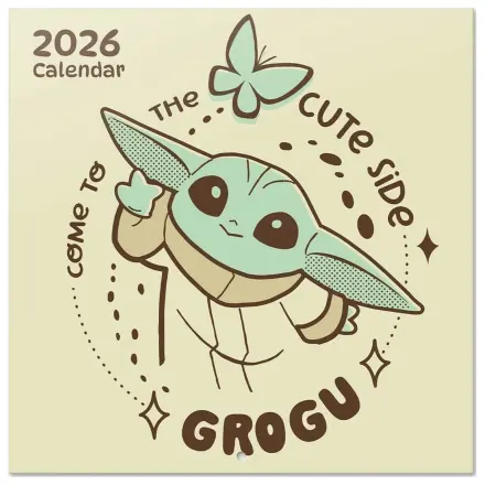 Star Wars The Mandalorian and Grogu 2027 Nástěnný kalendář 30 x 30 cm fotografii produktu