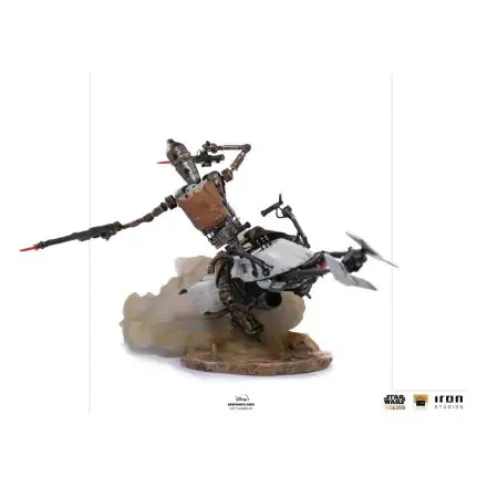 Star Wars The Mandalorian Deluxe Art Scale Statue 1/10 IG-11 & The Child 20 cm Socha fotografii produktu