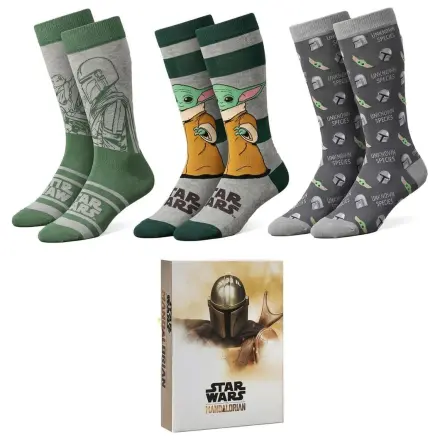 Star Wars The Mandalorian balení 3 dospělých ponožek fotografii produktu
