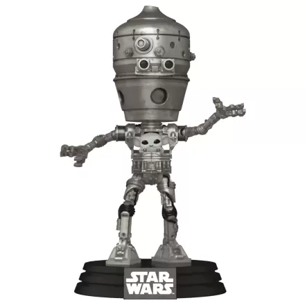 Star Wars: The Mandalorian Funko POP! Deluxe vinylová kývající figurka IG-12 s Grogu 17 cm fotografii produktu