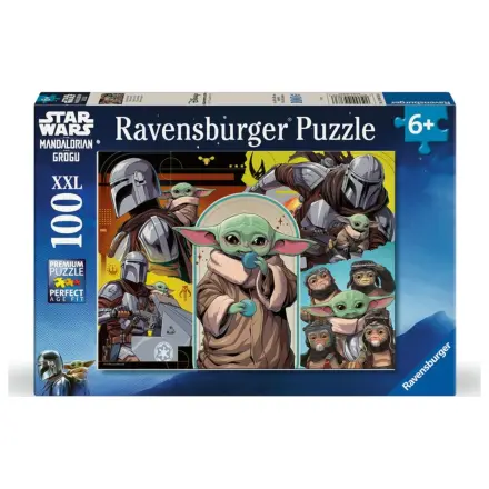 Star Wars The Mandalorian & Grogu XXL puzzle 100 dílků fotografii produktu
