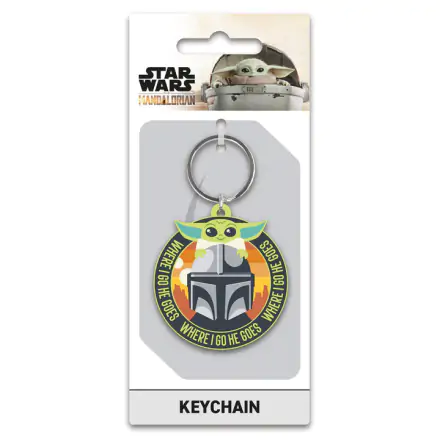 Star Wars Gumová klíčenka The Mandalorian 6 cm fotografii produktu