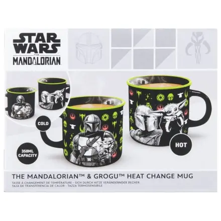 Star Wars: The Mandalorian Hrnek měnící barvu Mandalorian a Grogu fotografii produktu