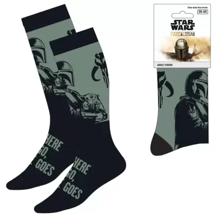 Star Wars: The Mandalorian Ponožky Mandalorian & Grogu 38-45 fotografii produktu