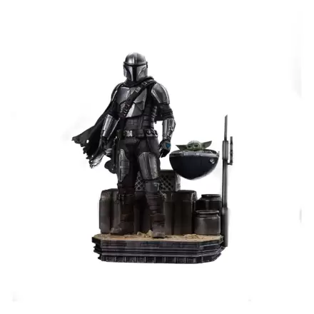 Star Wars The Mandalorian Scale Statue 1/10 Din Djarin a Din Grogu 21 cmStar Wars The Mandalorian Měřítko Socha 1/10 Din Djarin a Din Grogu 21 cm fotografii produktu