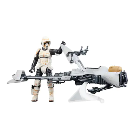 Star Wars: The Mandalorian Vintage Collection Vozidlo s figurkami Speedrová motorka se Scout Trooperem a Grogem termékfotója