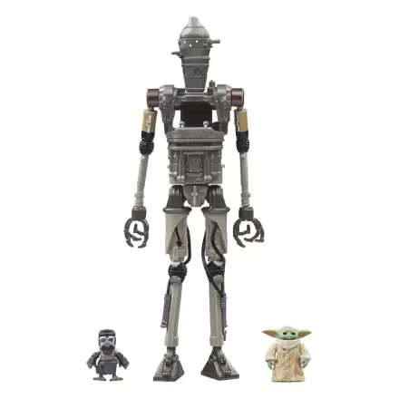 Star Wars: The Mandalorian Vintage Collection Sada akčních figurek 3 kusy IG-12, Grogu & Anzellan 10 cm fotografii produktu