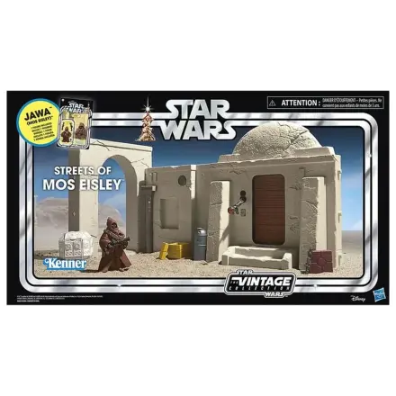 Star Wars Episode IV Vintage Collection herní set ulice Mos Eisley s akční figurkou Jawa fotografii produktu
