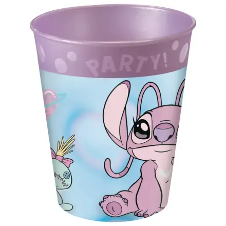 Stitch and Angel Cute micro roztomilá sada prémiových plastových kelímků 4 ks 250 ml fotografii produktu