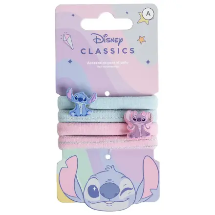 Stitch Angel gumičky do vlasů, sada 4 ks fotografii produktu