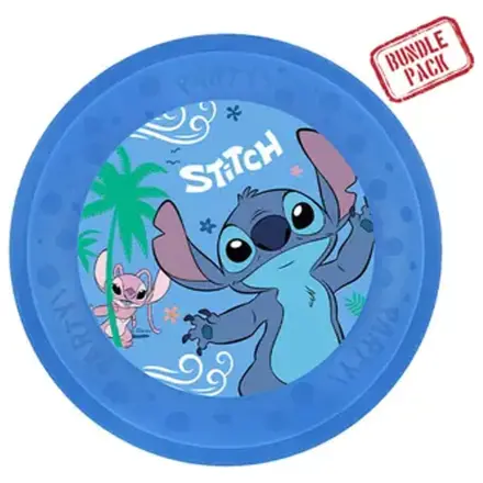 Stitch Angel Micro Premium Plastic plochý talíř 4dílná sada 21 cm fotografii produktu