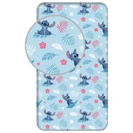 Stitch Modré prostěradlo 90x200 cm fotografii produktu