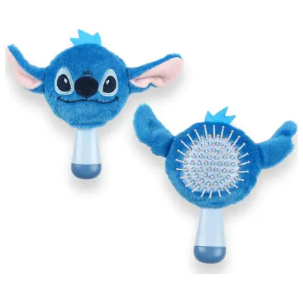 Stitch Blue mini plyšový kartáč na vlasy, hřeben 13 cm fotografii produktu