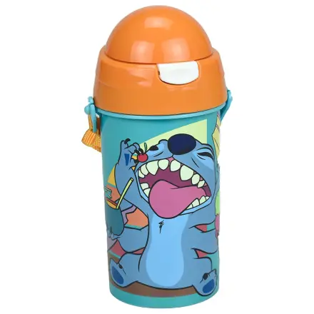 Stitch Cool plastová lahev na vodu s brčkem a závěsem 500 ml fotografii produktu