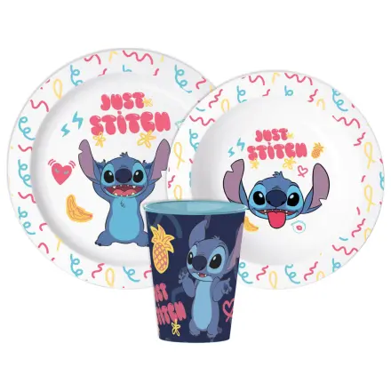 Stitch Just jídelní souprava, mikroplastová sada se sklem fotografii produktu
