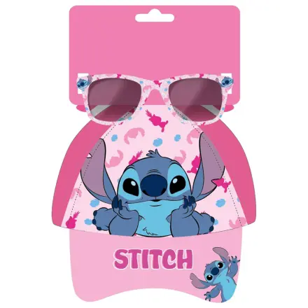 Stitch Pink Zábavné sluneční brýle a baseballová čepice – sada fotografii produktu