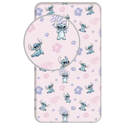 Stitch růžové prostěradlo 90x200 cm fotografii produktu