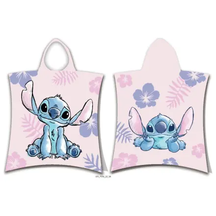 Stitch Pink plážový ručník pončo fotografii produktu