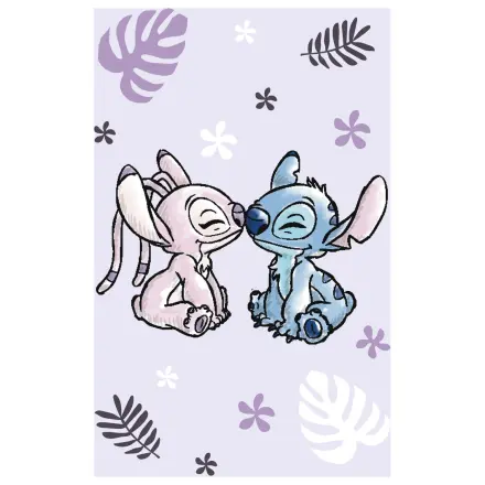 Stitch Fialová Flísová Deka fotografii produktu