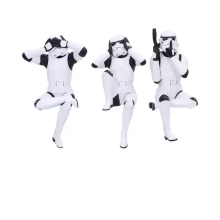 Figurky Stormtrooper Tři Moudří Sedící Stormtroopeři 11 cm termékfotója