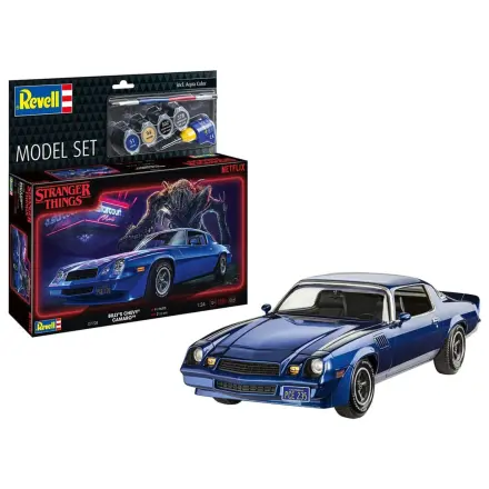 Stranger Things Model Kit Set 1/25 Chevy Camaro Z/28 (Aqua Color) 19 cm fotografii produktu