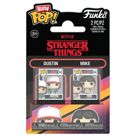 Stranger Things Bitty Funko POP! Vinylová figurka 2-balení Dustin & Mike fotografii produktu