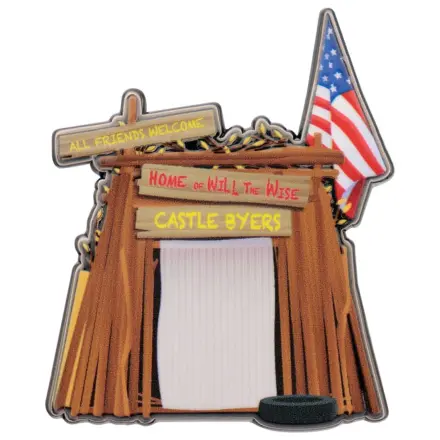 Stranger Things odznáček Castle Byers limitovaná edice fotografii produktu