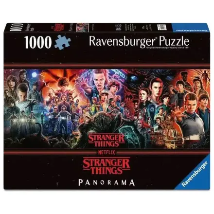 Stranger Things panorama puzzle 1000 dílků fotografii produktu