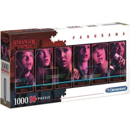 Stranger Things Panoramatické Puzzle Postavy termékfotója