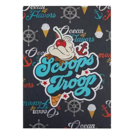 Stranger Things Zápisník Scoops Ahoy měkká vazba fotografii produktu