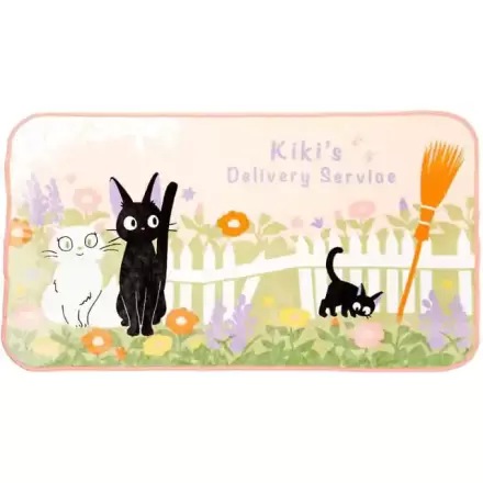 Studio Ghibli Fleecová deka Kiki's Delivery Service Jiji & Lily Strawberry Arch 80 x 150 cm fotografii produktu