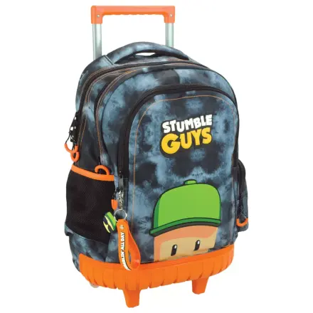 Stumble Guys Hat prémiový pojízdný školní batoh, taška 42 cm fotografii produktu