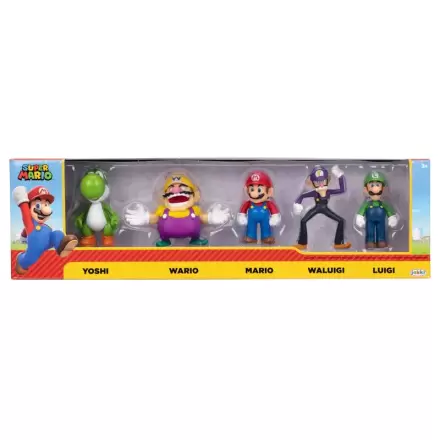 Super Mario Bros blister 5 figurek 6 cm fotografii produktu