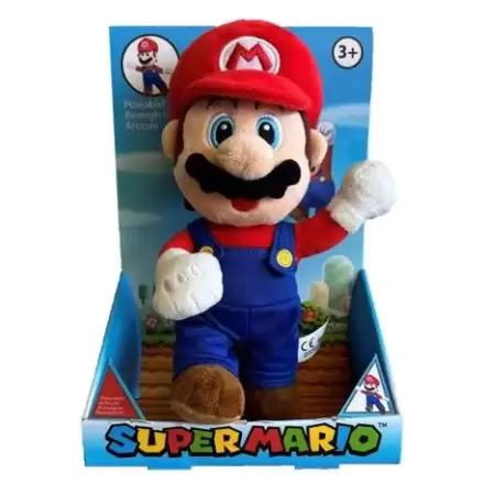 Super Mario Bros Mario kloubová plyšová hračka 25 cm fotografii produktu