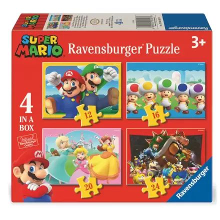 Super Mario Bros puzzle 12-16-20-24 dílků fotografii produktu
