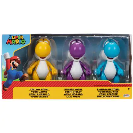 Super Mario Bros Yoshi balíček 3 figurek 10cm fotografii produktu
