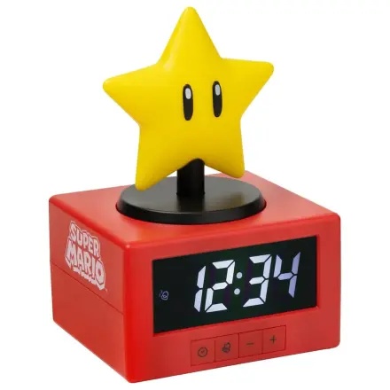 Super Mario Ikona Budík Super Star 15 cm fotografii produktu