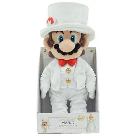 Super Mario Plyšová figurka Mario svatební 39 cm fotografii produktu